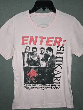 ENTER: Shikari Graphic Tee - Pink Band Tour Shirt - Unisex